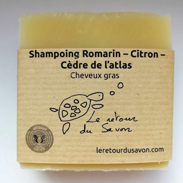 Shampoing Romarin Citron Cèdre Atlas